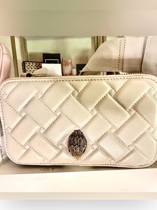 Handbags - Kurt Geiger Leather Quilted Crossbody Camera Bag & Cream NWT